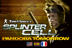 Tom Clancy's Splinter Cell - Pandora Tommorow (U)(Chameleon) Title Screen