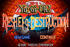 Yu-Gi-Oh! Reshef of Destruction (E)(Rising Sun) Title Screen
