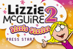 Lizzie McGuire 2 - Lizzie Diaries (U)(Rising Sun) Title Screen