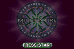 Who Wants to be a Millionaire 2nd Edition (E)(Venom) Title Screen