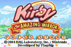 Kirby And The Amazing Mirror (U)(Rising Sun) Title Screen