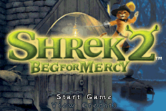 Shrek 2 - Beg for Mercy (U)(Rising Sun) Title Screen