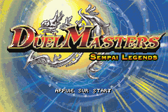 Duel Masters - Sempai Legends (E)(Rising Sun) Title Screen