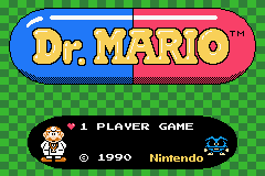Classic NES - Dr. Mario (U)(BatMan) Title Screen