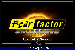 Fear Factor - Unleashed (U)(Rising Sun) Title Screen