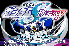 Kidou Senshi Gundam Seed Destiny (J)(Caravan) Title Screen