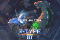 R-Type III (E)(Rising Sun) Title Screen