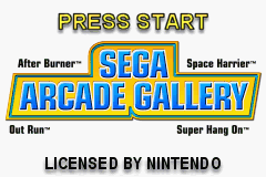 Sega Arcade Gallery (U)(TrashMan) Title Screen