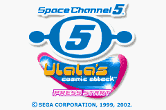 Space Channel 5 - Ulala's Cosmic Attack (E)(Independent) Title Screen