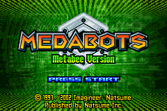 Medabots - Metabee Version (U)(Oldskool) Title Screen