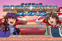 Zoids Saga Fuzors (J)(Independent) Title Screen