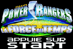 Power Rangers - La Force Du Temps (F)(Eternity) Title Screen