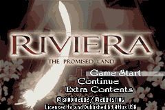 Riviera - The Promised Land (U)(Trashman) Title Screen