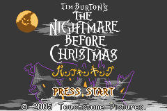 Tim Burton's The Nightmare Before Christmas - The Pumpkin King (J)(Supplex) Title Screen
