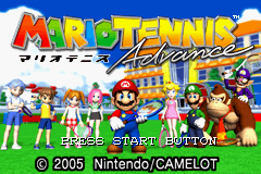 Mario Tennis Advance (J)(WRG) Title Screen