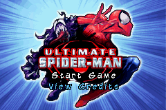 Ultimate Spider-Man (U)(Trashman) Title Screen