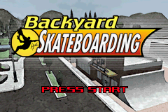 Backyard Skateboarding (U)(Trashman) Title Screen