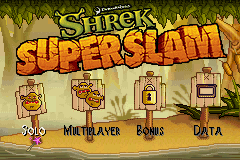 Shrek SuperSlam (U)(Trashman) Title Screen