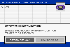 Action Replay MAX (E)(Independent) Title Screen