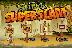 Shrek SuperSlam (E)(Rising Sun) Title Screen