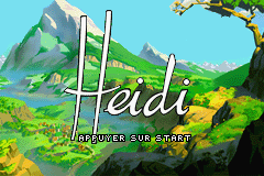 Heidi - The Game (E)(Rising Sun) Title Screen