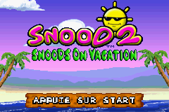 Snood 2 - On Vacation (E)(Rising Sun) Title Screen