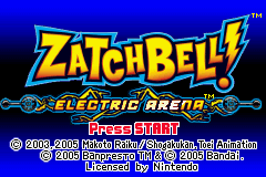 Play Game Boy Advance ZatchBell! - Electric Arena (U)(Trashman) Online in  your browser 