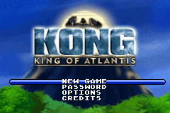 Kong - King of Atlantis (U)(Trashman) Title Screen