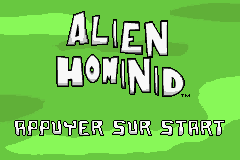 Alien Hominid (E)(Trashman) Title Screen