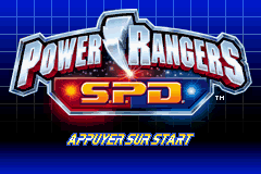 Power Rangers - Space Patrol Delta (E)(sUppLeX) Title Screen