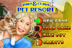 Paws & Claws - Pet Resort (U)(Trashman) Title Screen