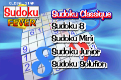 Sudoku Fever (E)(Eternity) Title Screen