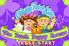 Cabbage Patch Kids - The Patch Puppy Rescue (U)(Trashman) Title Screen
