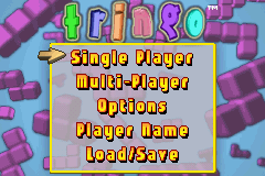 Tringo (U)(Trashman) Title Screen