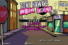 Tony Hawk's American Sk8land (E)(Independent) Title Screen