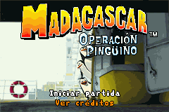 Madagascar - Operacion Pinguino (S)(WRG) Title Screen