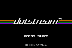 Bit Generations - Dotstream (J)(Caravan) Title Screen