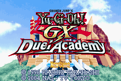 Yu-Gi-Oh! GX - Duel Academy (E)(Rising Sun) Title Screen