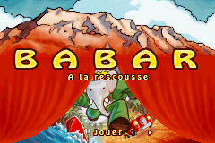 Babar - To the Rescue (E)(Rising Sun) Title Screen