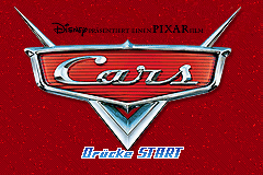 Cars (G)(Rising Sun) Title Screen