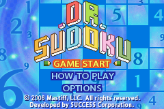 Dr. Sudoku (E)(Rising Sun) Title Screen