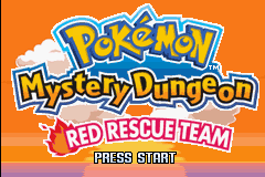Pokemon Mystery Dungeon - Red Rescue Team (U)(RDG) Title Screen