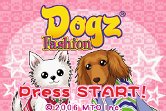 Dogz - Fashion (U)(Rising Sun) Title Screen