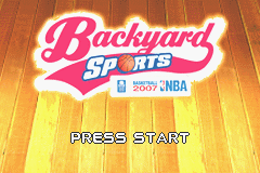 Backyard Sports Basketball 2007 (U)(Rising Sun) Title Screen