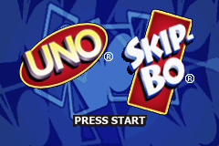 2 in 1 - Uno & Skip-Bo (U)(Sir VG) Title Screen