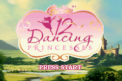 Barbie - 12 Dancing Princesses (U)(Sir VG) Title Screen