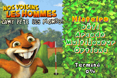 Over the Hedge - Hammy Goes Nuts (E)(Rising Sun) Title Screen