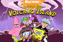 Nicktoons - Battle for Volcano Island (U)(Rising Sun) Title Screen