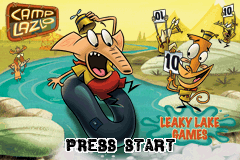 Camp Lazlo Leaky Lake Games (U)(Rising Sun) Title Screen