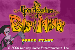 The Grim Adventures of Billy and Mandy (U)(Rising Sun) Title Screen